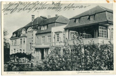 Postcard Gronau/Hann. Johanniter Hospital 1934