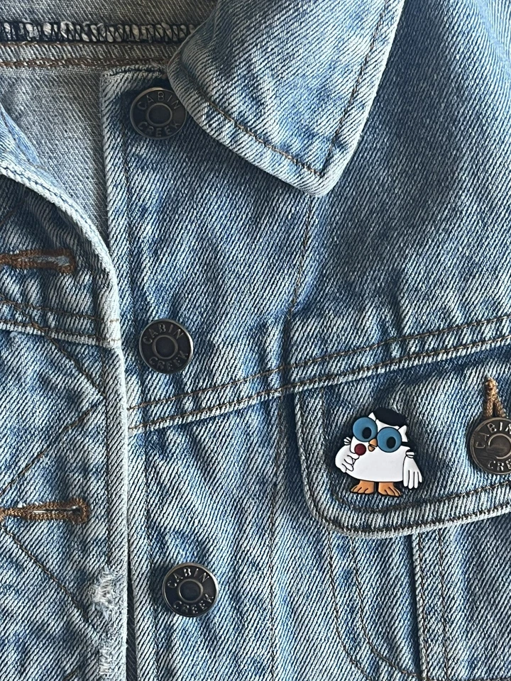 Retro Tootsie Pop Owl con Pin Esmaltado Piruleta Foto 3 de 3