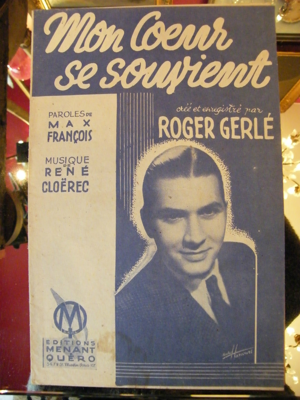 Partition My Heart Remembers Roger Gerlé Music Sheet 1946