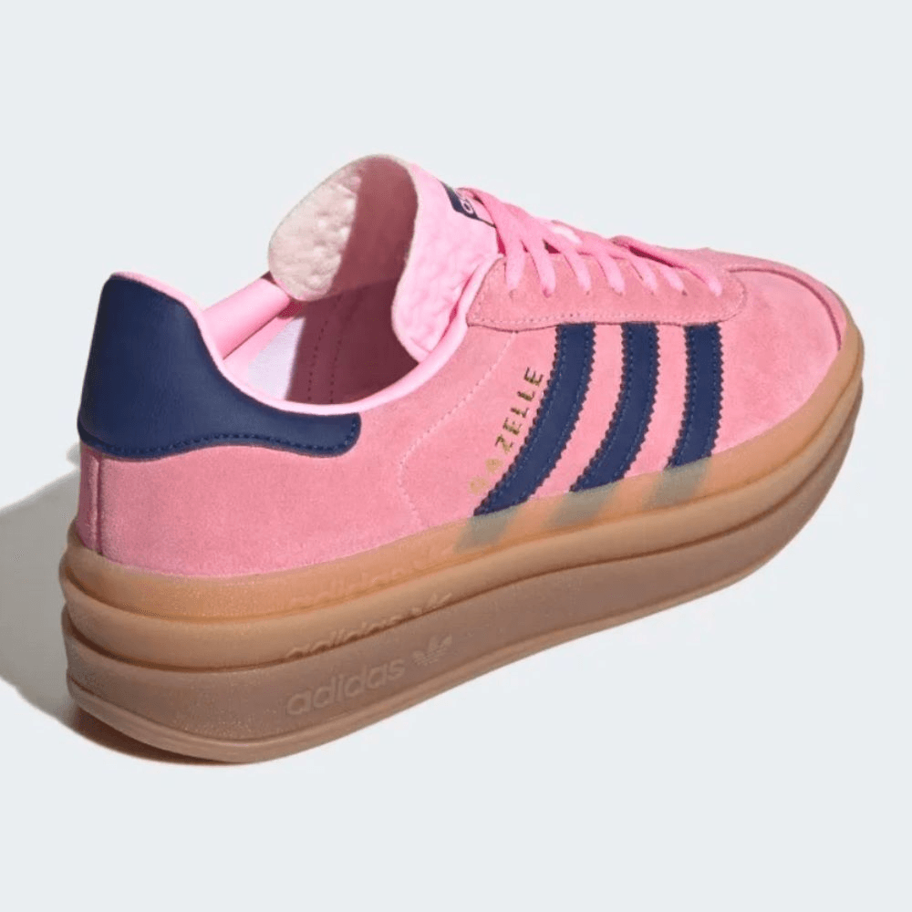 NWT Adidas Gazelle Bold Platform Gum Sole Sneakers Pink Glow
