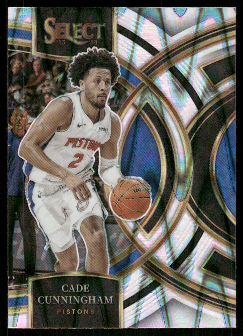 2023-24 Panini Select #175 Cade Cunningham Tectonic Prizms