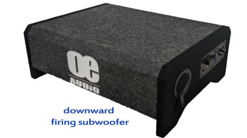 OE AUDIO 10 pollici 25 cm 1300 W subwoofer auto attivo box bassi design compatto sottile - Foto 3 di 3