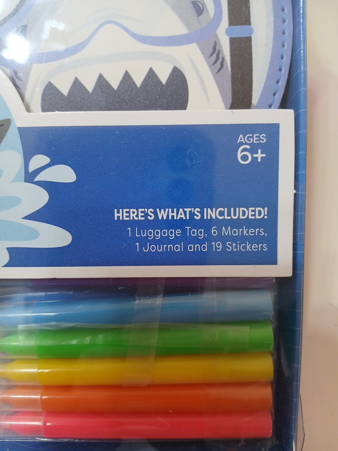 U Style Travel Set Shark Flamingo Tag Markers Journal Choice 