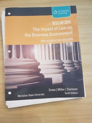 BSLW 266: The Impact Of Law On the Business Environment