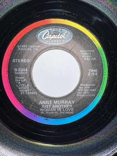 Lot x 9 ANNE MURRAY 45 Danny's Song / Snowbird / Walk Right Back / Shadows In - Picture 22 of 22