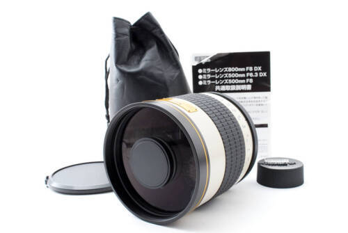 NEAR MINT w/ Case ] Kenko Mirror Lens 800mm f/8 DX for Pentax K/M
