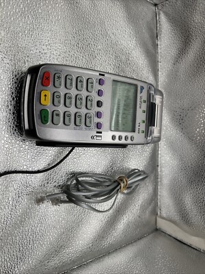 VeriFone VX520 Credit Card POS Terminal Dial ETH Power Card Chip Reader Open Bk