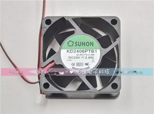 1 PCS SUNON Cooling Fan KD2406PTB1 DC 24V 2.6W 60x60x25mm 2 WIRE fan