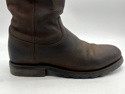 Tecovas The Stockton Vibram Sole Leather Boots SEMI-NEW TECOVAS The Stockton Ranch Roper Leather VIBRAM Men  main image 4