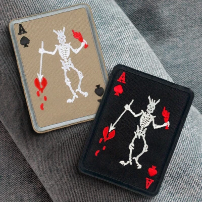 MARKENLOS Blackbeard Flagge - Patch Bügelbild Applikation Aufbügeln Aufbügler Aufnäher