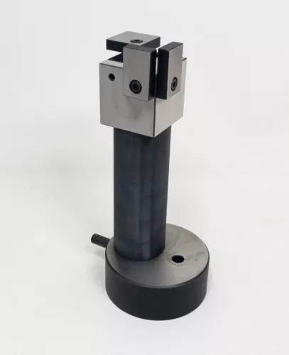 MITUTOYO CMM Machine Origin Reference Block w/ Stand & Polished Ground Surfaces