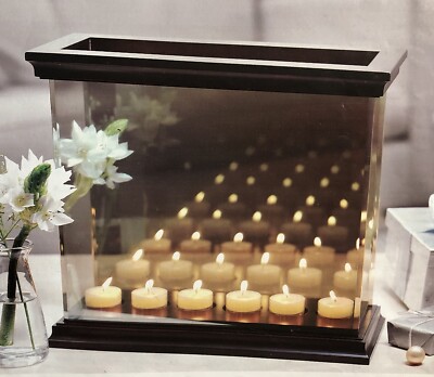 PartyLite INFINITE REFLECTIONS Candle Holder P8919 Tealight Votive Pillar Ball