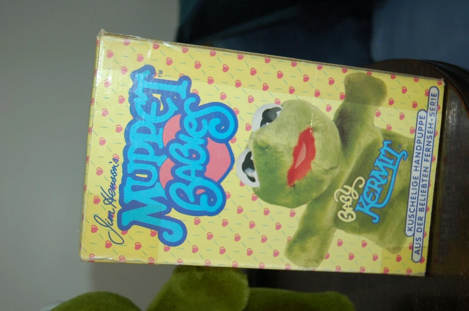 Muppet Baby KERMIT kuschelige Handpuppe - - Bild 3 von 3