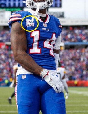 Stefon Diggs Shoulder Pads Nfl Nfl Red Stefon Diggs Jersey