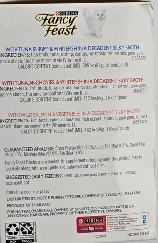 4 Purina Fancy Feast Lickable Wet Cat Food Broth Complement Classics Collection - Picture 13 of 14