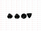 <!--F#f_0-->Quarter Panel Tail Light Lamp Retaining Clip Set X4 Holden Commodore VT VX Sedan<!--F/-->