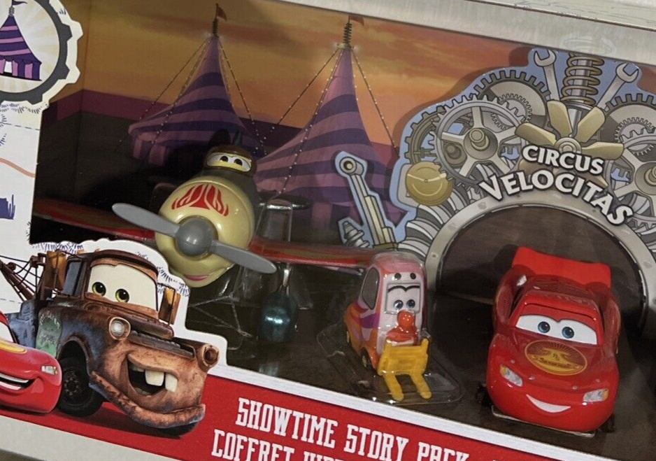New 2022 PIXAR Cars On The Road Showtime - CircuS Biplane, McQueen