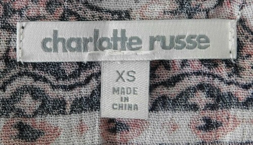 Charlotte Russe Women Dress, Size XS, Multi-color, 100% Cotton - Picture 3 of 3