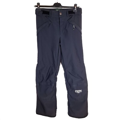 PEAK PERFORMANCE Women's Trousers Size M Skiing Navy Blue Water-Resistant