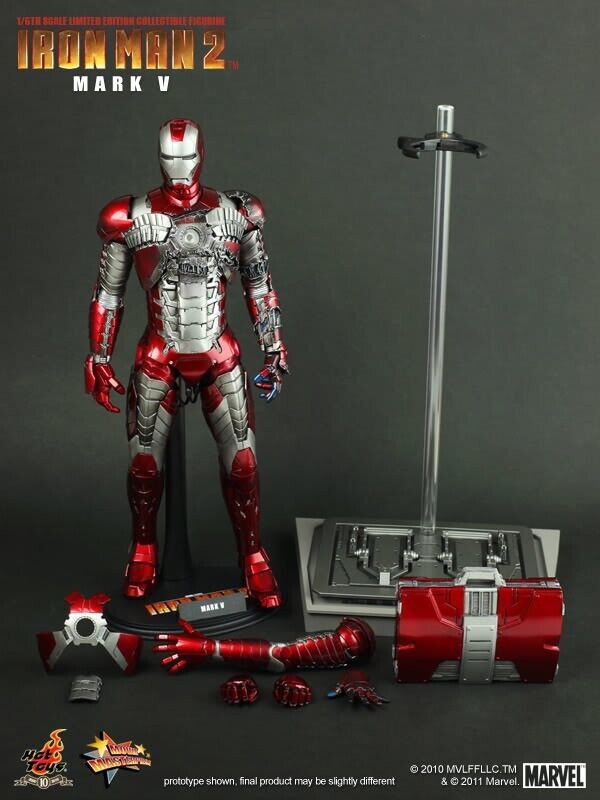 Hot Toys 1/6 Marvel Iron Man 2 Iron Man Mark MK V 5 Sixth Hot Toys 1/6 Marvel Iron Man 2 Iron Man Mark MK V 5 Sixth