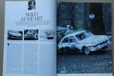 CC 2002 extracted mag article: TONY POND, career highlights, Chevette HSR, TR8