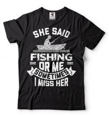 Fishing T-Shirt Funny Gift For Fisherman Tee Shirt Christmas Gifts Fisherman