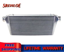 25"x13"x3" Universal Aluminum Intercooler Front Mount 3" Inlet/Outlet 