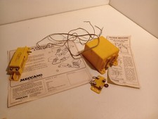 Meccano 032229 Moteur électrique 9 - 12 v avec interrupteur boitier alimentation