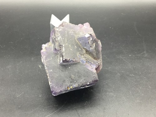 # Minéraux FLUORITE – Camissinone transparente incolore violet - Picture 5 of 5