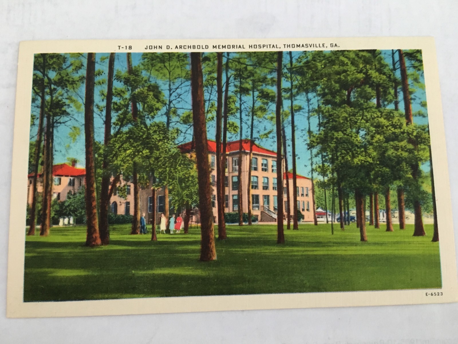 Postcard GA Thomasville John D Archbold Memorial Hospital Vintage