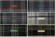 GTI Plaid Car Upholstery Fabric - VW Golf MK7 -Foam-59"-150CM- Car,Seat,Interior