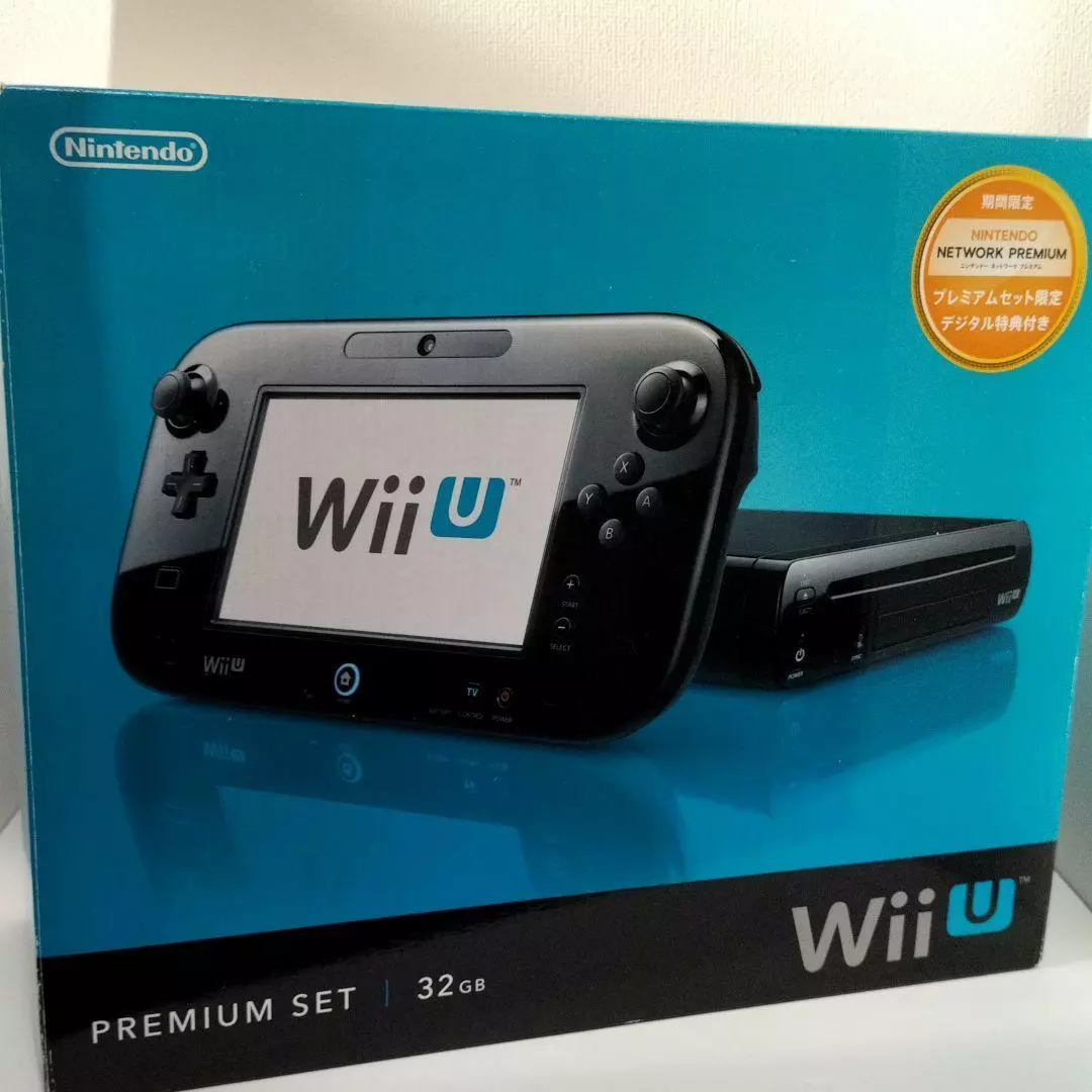 Console Nintendo Wii U Deluxe Black 32Gb (Com Caixa) (Seminovo