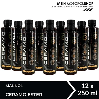 Mannol MN9829 Ceramo Ester Verschleißschutz Motorschutz Additiv 12x250 ML