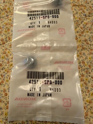TWO (2) GENUINE HONDA ACURA REAR ROTOR MAINTENANCE RUBBER PLUG CAP 42511-SP0-000