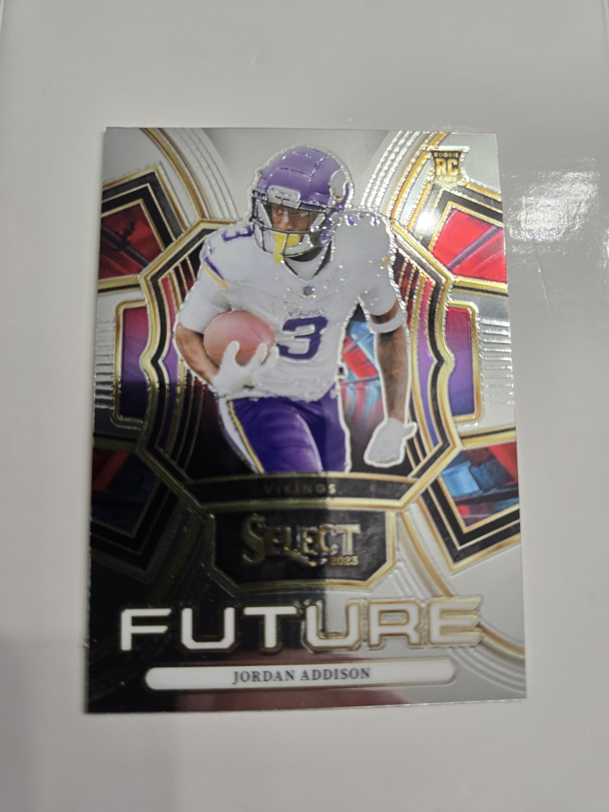 2023 Panini Select Jordan Addison #FUT-JAD Rookie RC Future Minnesota Vikings