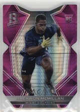 2017 Panini Spectra Rookies Neon Pink Prizm Die-Cut /10 Raekwon McMillan 5w7