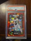 Bo Nix (RC) PSA 10 Red Ice SP Denver Broncos QB 2024 Panini Prizm DP