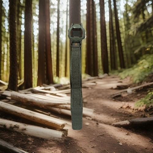 Freestyle A126-12 Night Vision Digital Watch With New Battery Military Green - Picture 2 of 2