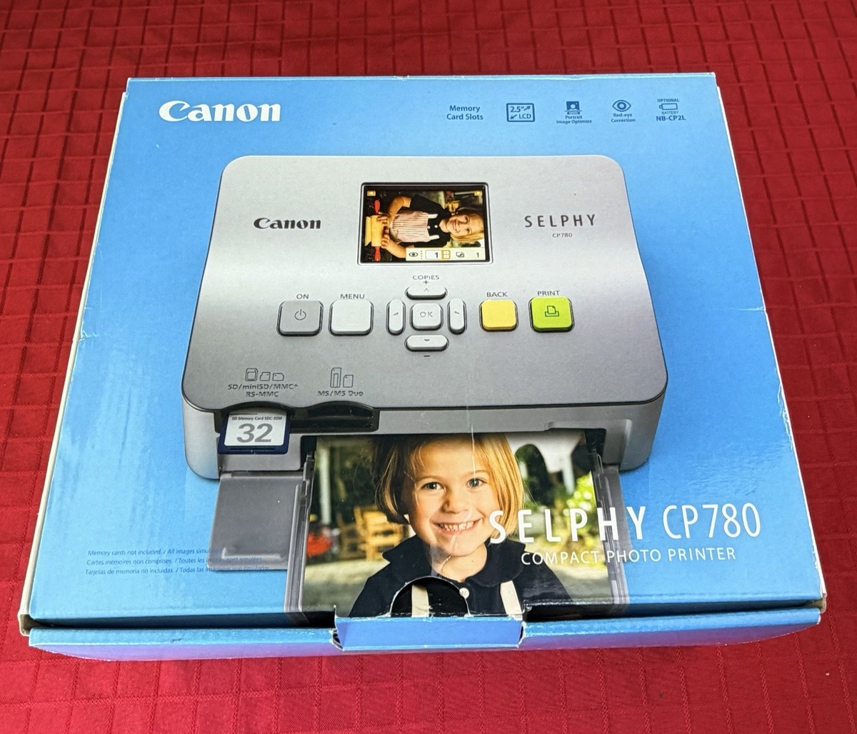 Canon SELPHY CP780 Digital Photo Thermal Printer 8714574534909| eBay