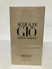 ACQUA DE GIO ABSOLU 4.2oz 125 ml EDP Spray for Men, 100 AUTHENTIC, SEALED,RARE