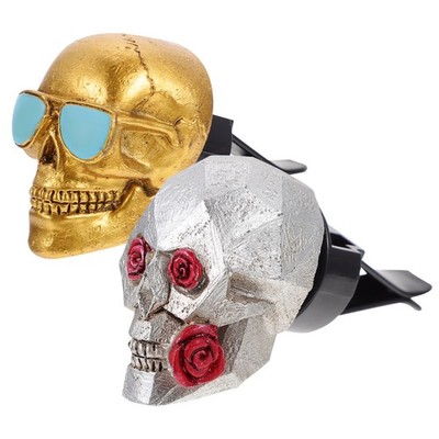 2 Stück Ghost Head Aromatherapie Clips Auto Innenraum Air Vent Outlet Dekoration