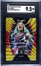 2022 Panini Select WWE Shotzi #142 Gold Wave Prizm SGC 9.5