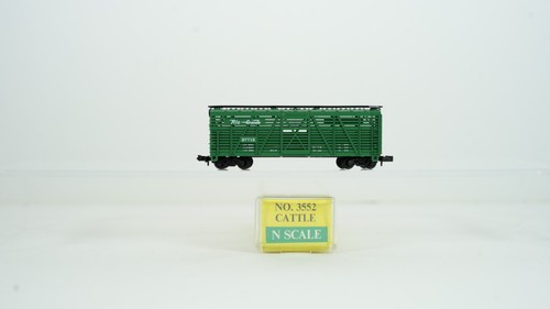 Coche de Carga Modelo Power Escala N Rio Grande Coche de Stock de Ganado Nº 3552 NUEVO B60 | Zustand: New
