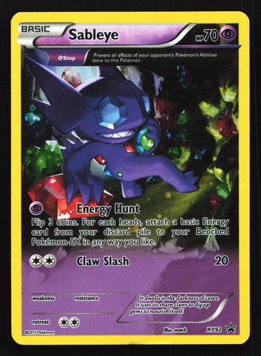 Sableye XY92 XY Black Star Promo Holo Pokemon Card
