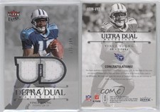 2007 Fleer Ultra Dual Materials Silver /199 Vince Young #UDM-VY2