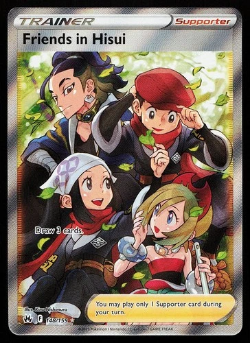 Friends in Hisui 148/159 Ultra Rare Crown Zenith Pokemon Card