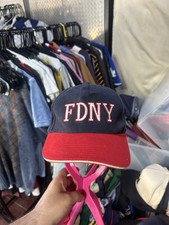 FDNY New York Fire Department Vintage Hat Cap Rare Officially Licensed USA Made