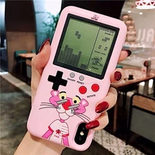 Silicone Soft Tetris Game Console Phone Protective Case For iphone Serises