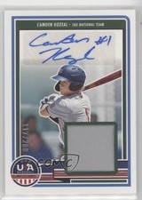 2023 USA Baseball Stars & Stripes Signature Materials Camden Kozeal Auto 0x82