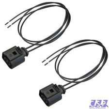 2x Stecker 2-pol. f&uuml;r VW AUDI 1J0973722 Reparatursatz 1,0&sup2; Kabelsatz 1J0 973 722